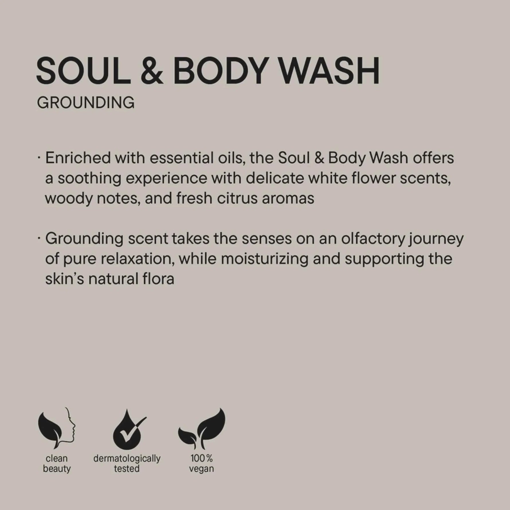 Grounding Body Wash Tube